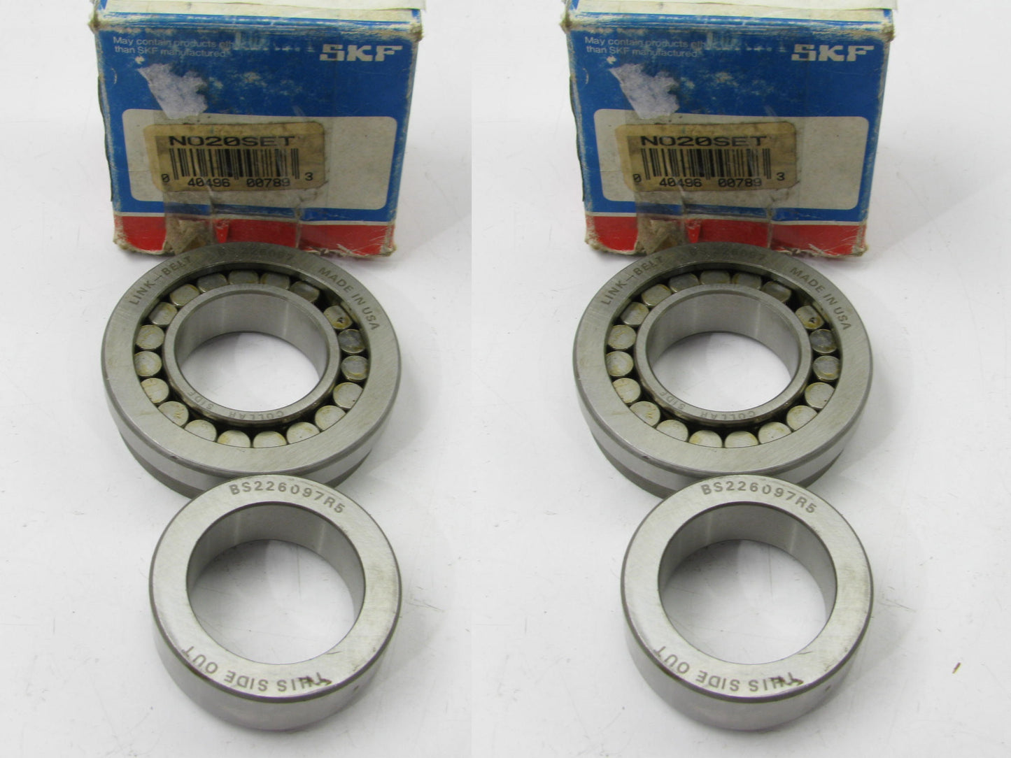 (2) SKF A20 Axle Wheel Bearing Sets - SET20  (20SET)