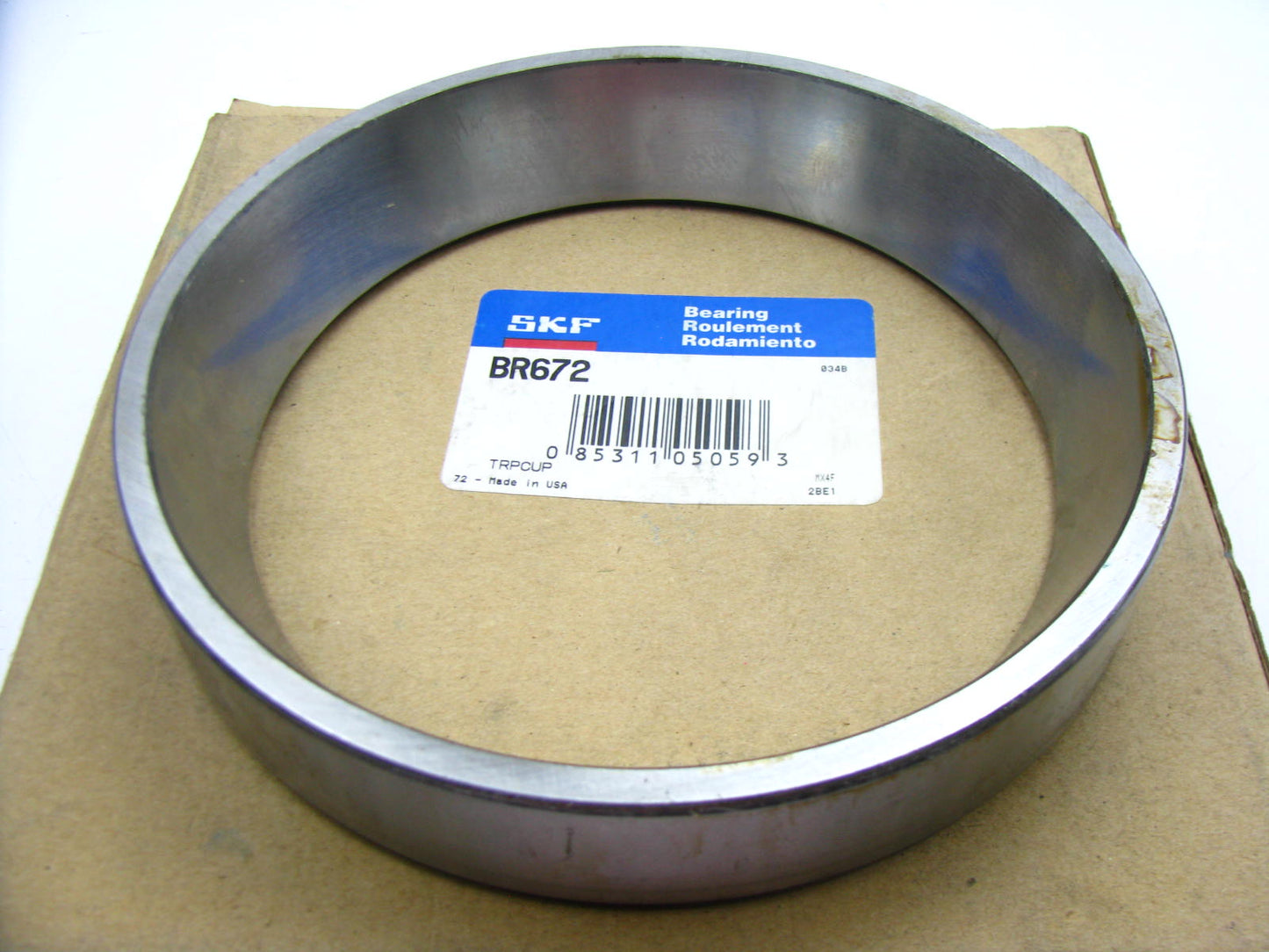 SKF BR672 Wheel Bearing Race Cup - 6.625'' OD X 1.625'' Wide X 0.13'' Radius