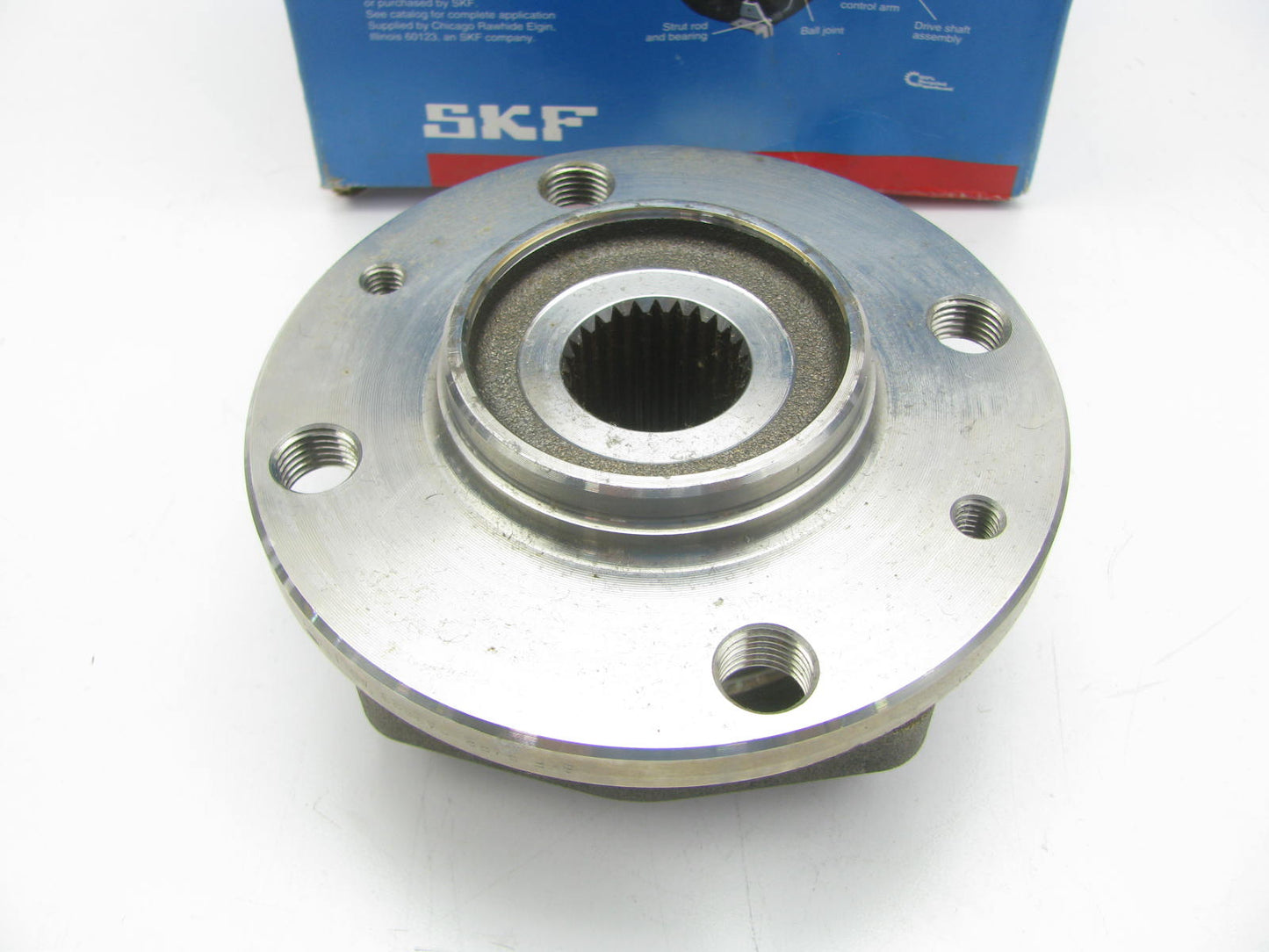 SKF BR930100 Front Wheel Bearing And Hub Assembly For 1986-1989 Saab 9000