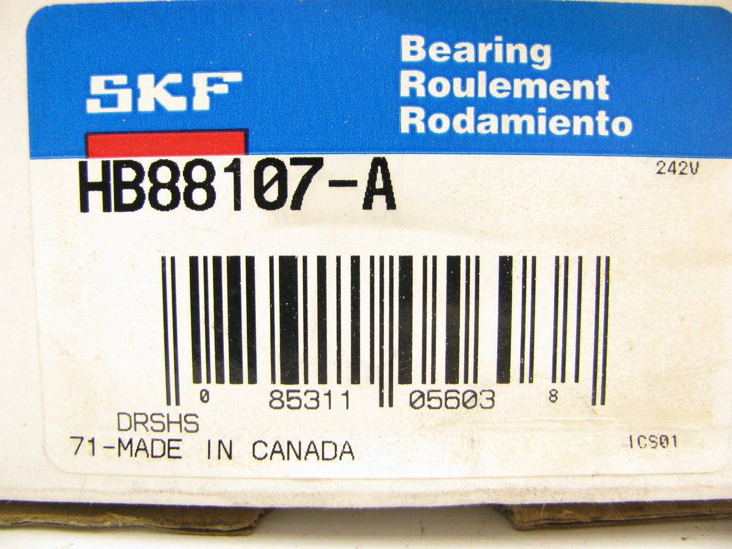 SKF HB88107-A Drive Shaft Center Support Bearing - Rear