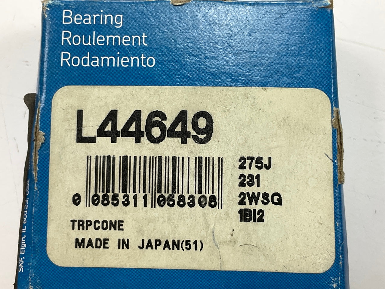 SKF L44649 Wheel Bearing