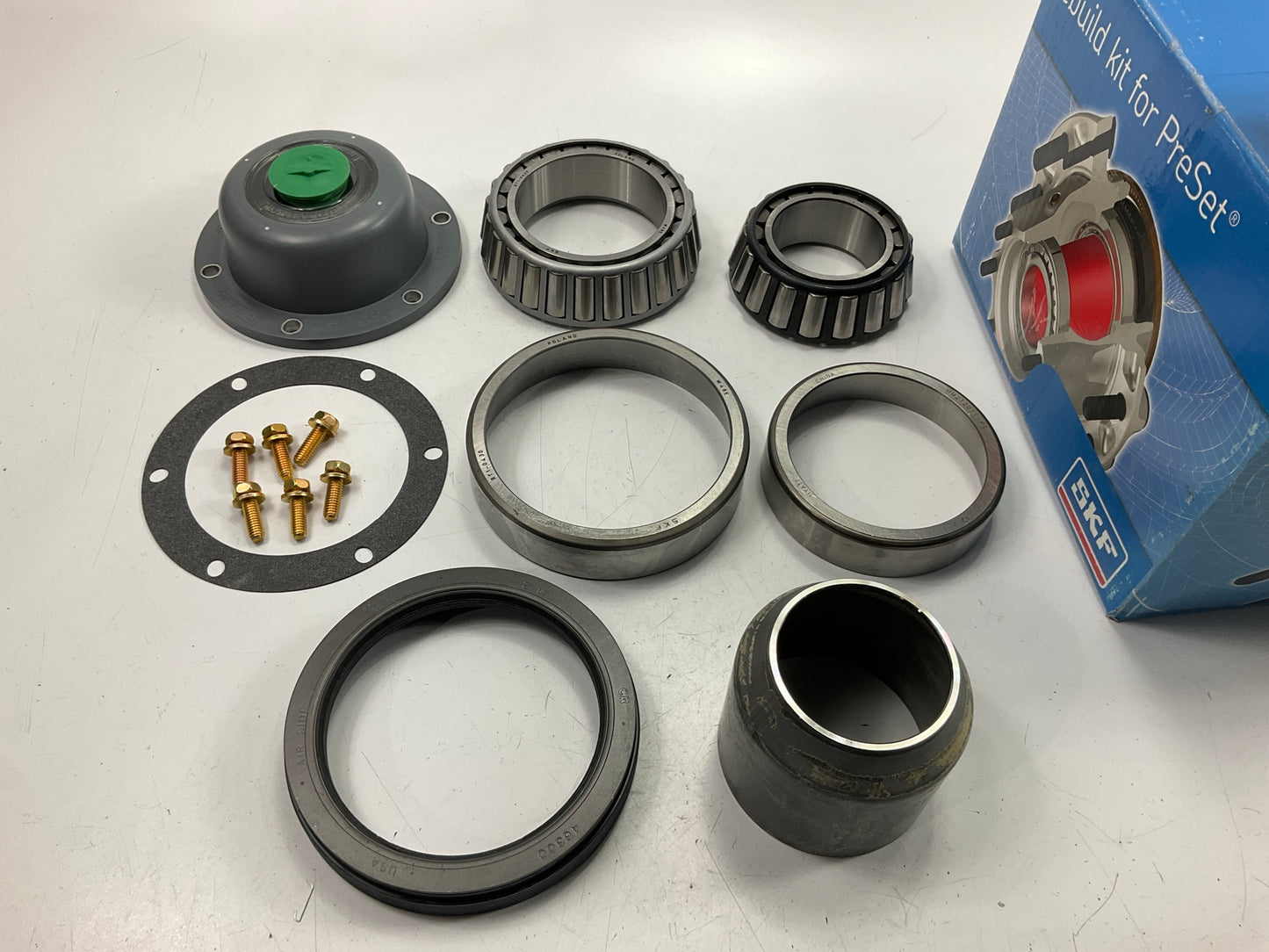 SKF TNSK1 Trailer Axle Wheel Bearing Rebuild Kit: SET427, SET431, 46300, 1643