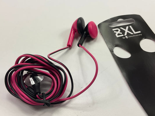 Skullcandy X2OFFZ-825 2XL PINK Offset In-ear Earbud Headphones, 3.5mm Jack