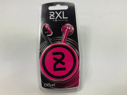 Skullcandy X2OFFZ-825 2XL PINK Offset In-ear Earbud Headphones, 3.5mm Jack