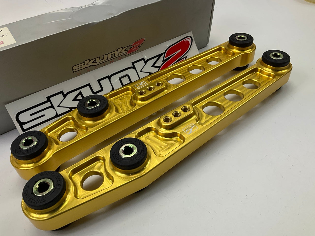 Skunk2 Racing 542-05-0110 Gold Anodized Rear Lower Control Arms 1990-01 Integra