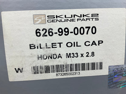 MISSING CENTER EMBLEM - Skunk2 Racing 626-99-0070 Billet Oil Filler Cap Honda