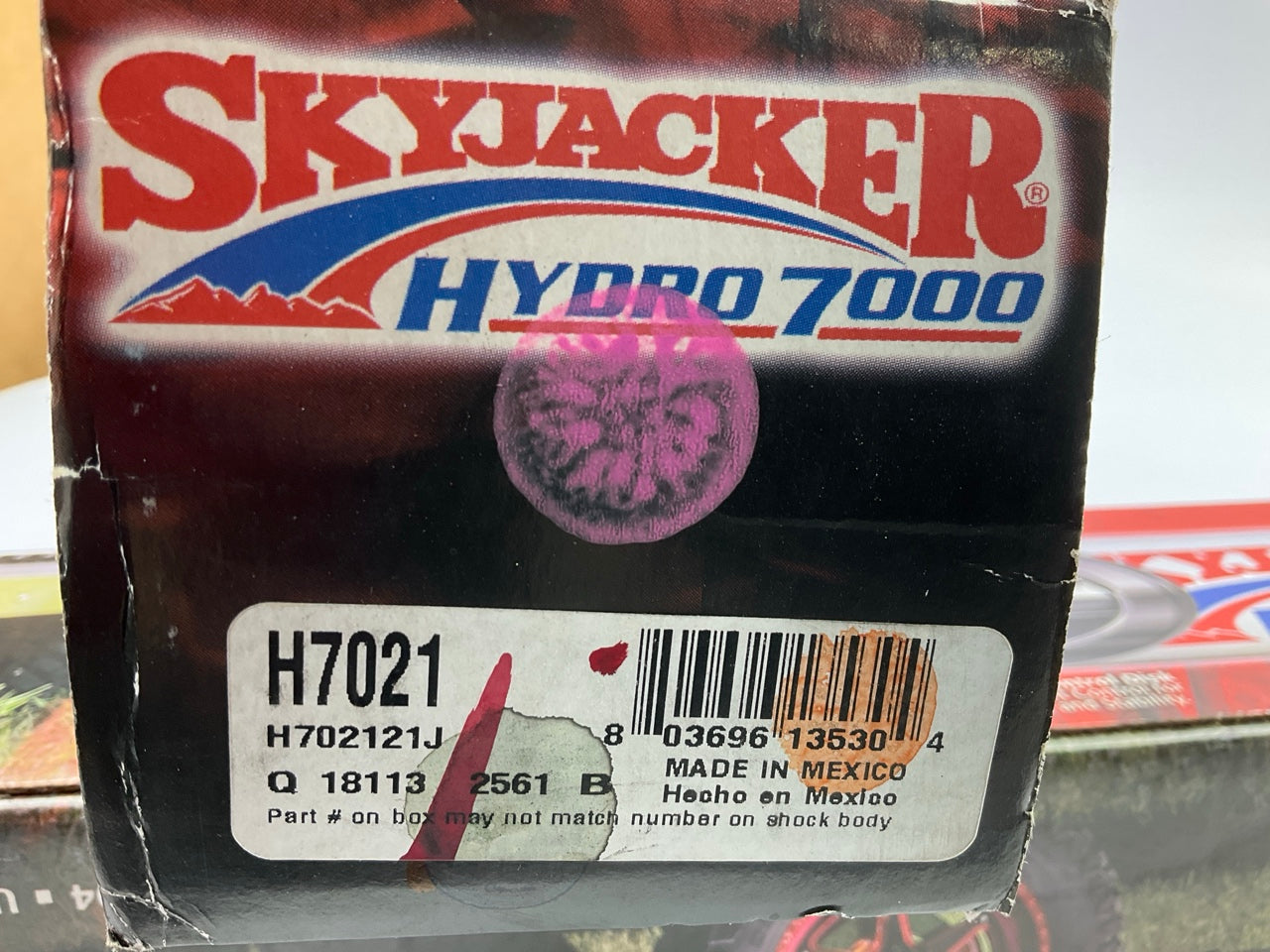 (2) MISSING BUSHING - Skyjacker H7021 Hydro Suspension Shock Absorber 4WD, 0-1''