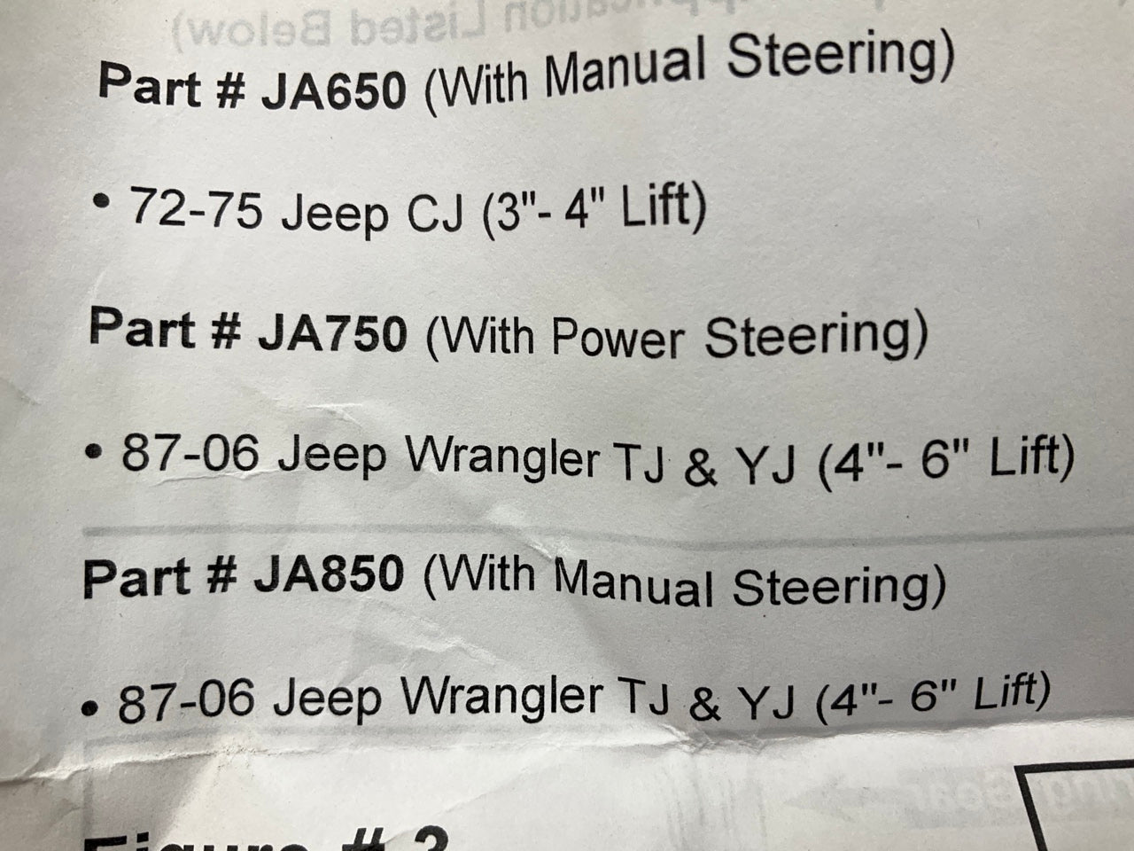 Skyjacker JA750 Pitman Arm (3.5''-8'' Lift) For 1987-05 Jeep Wrangler, 1997-05 TJ