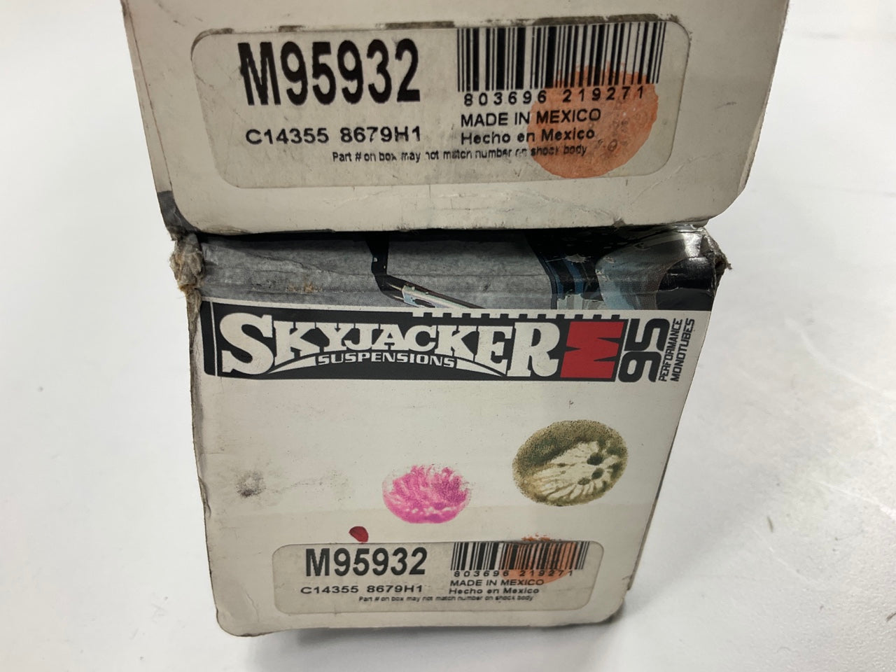 (2) Skyjacker M95932 Rear M95 Performance Monotube Shock Absorber For 4'' Lift