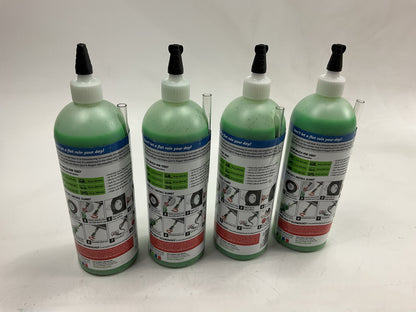 (4) Slime 10008 Tire Sealant, Squeeze Bottle, 24 Oz.