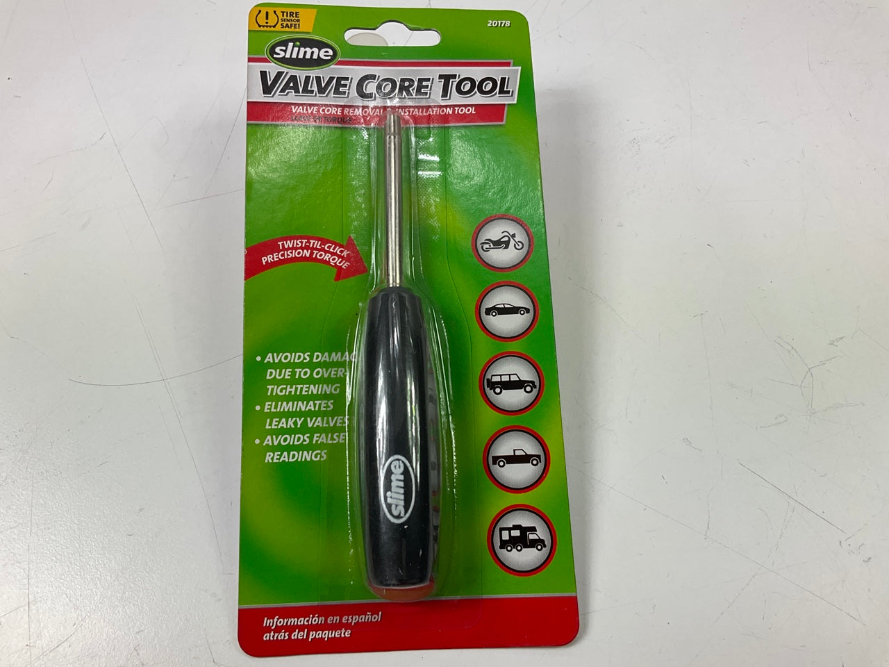 Slime 20178 Valve Core Removal And Installation Tool,  Avoid TPMS Damage