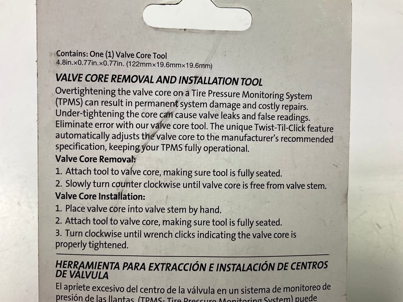 Slime 20178 Valve Core Removal And Installation Tool,  Avoid TPMS Damage