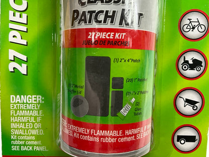 (2) Slime Inner Tube Tire Patch Repair Kits For Mowers, Bicycles, Wheelbarrows