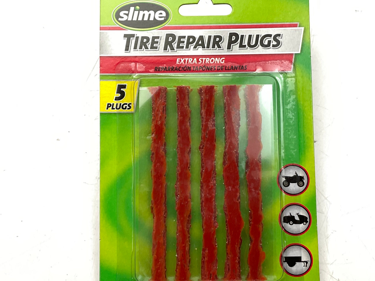 Slime 20233 Beutel Rubber Tire Plug Refills 4'' For ATV Wheelbarrow Tubeless Tire