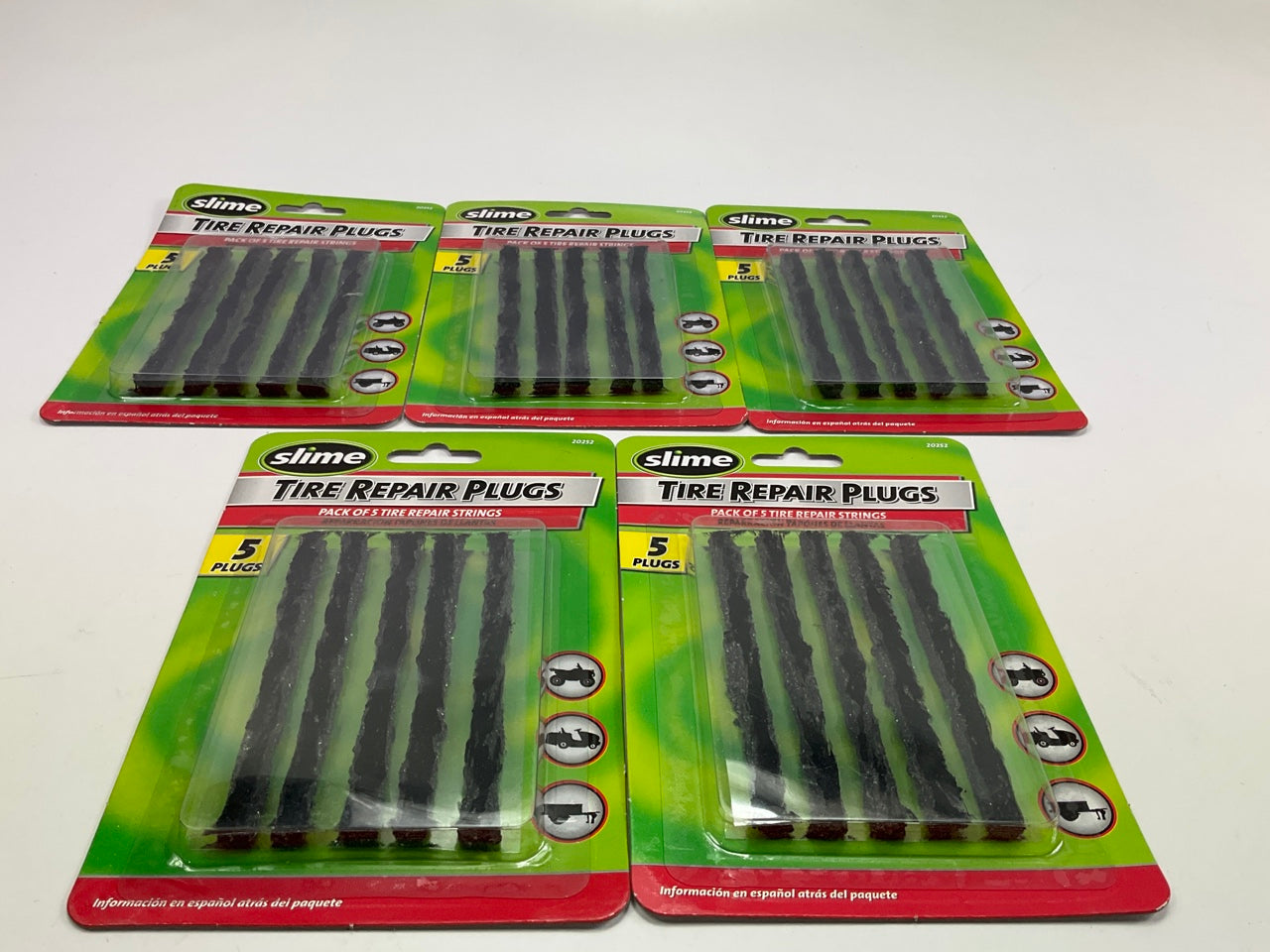 Slime 20252 Tire Repair Plugs For Tubeless Off-road Tires (ATV, Mower) - 25 PACK