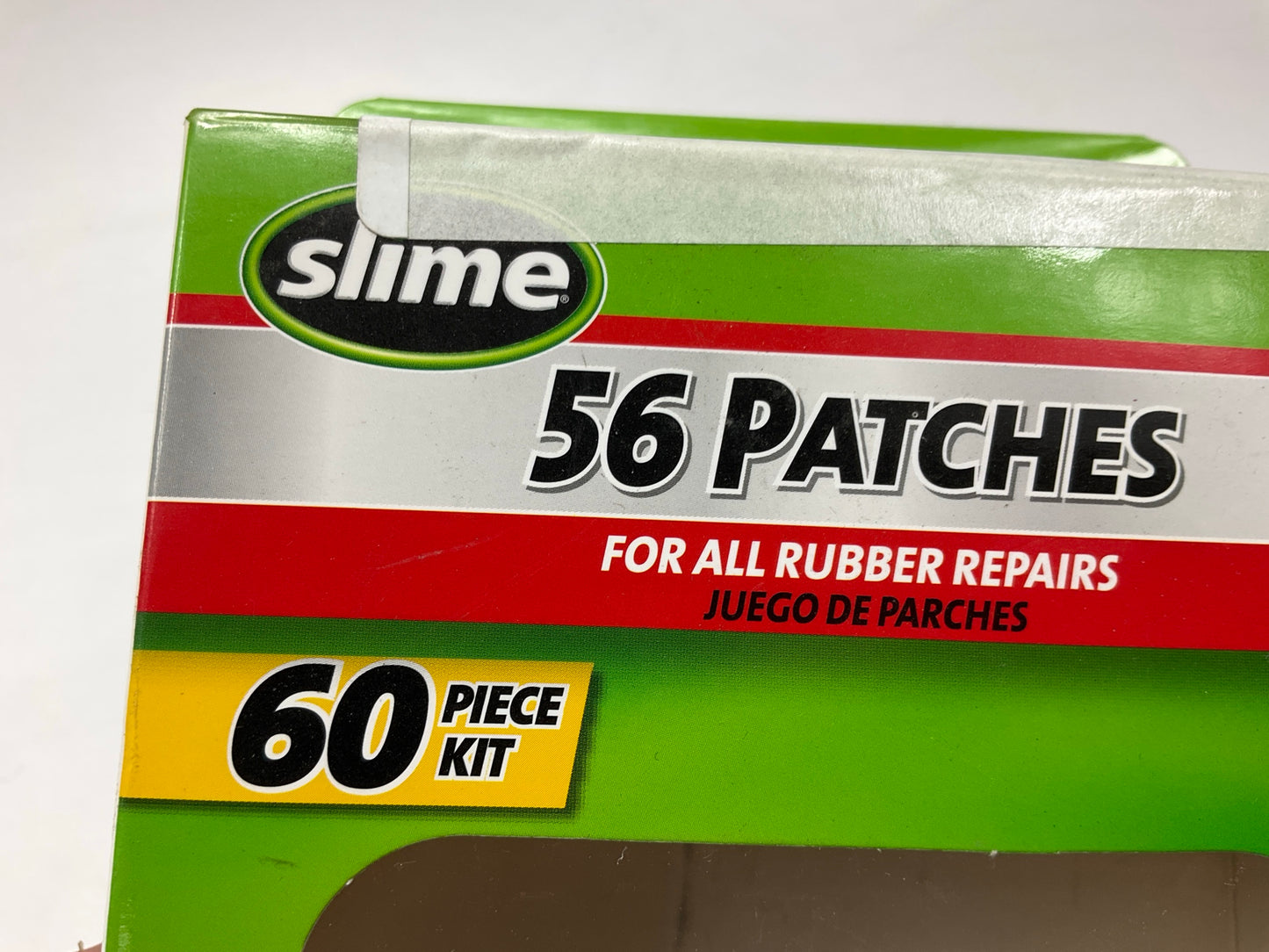 SLIME 2033 60 Piece Tire Tube All Rubber Repairs Patch Kit W/ Scuffers & Cement