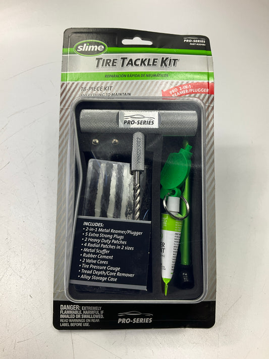 Slime 20485 Tire Plug Kit Pro Series Tire Tackle Repair Kit - Tubeless Off-road