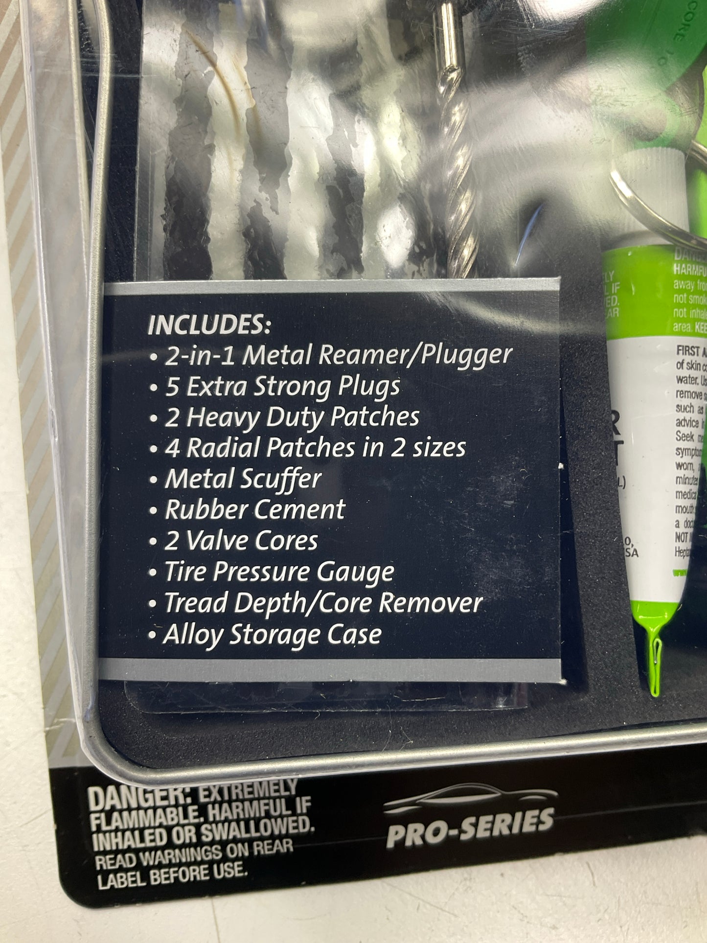 Slime 20485 Tire Plug Kit Pro Series Tire Tackle Repair Kit - Tubeless Off-road