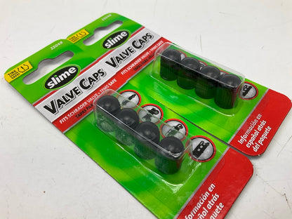 2 PACKS - Slime 22049 Standard Black Valve Caps