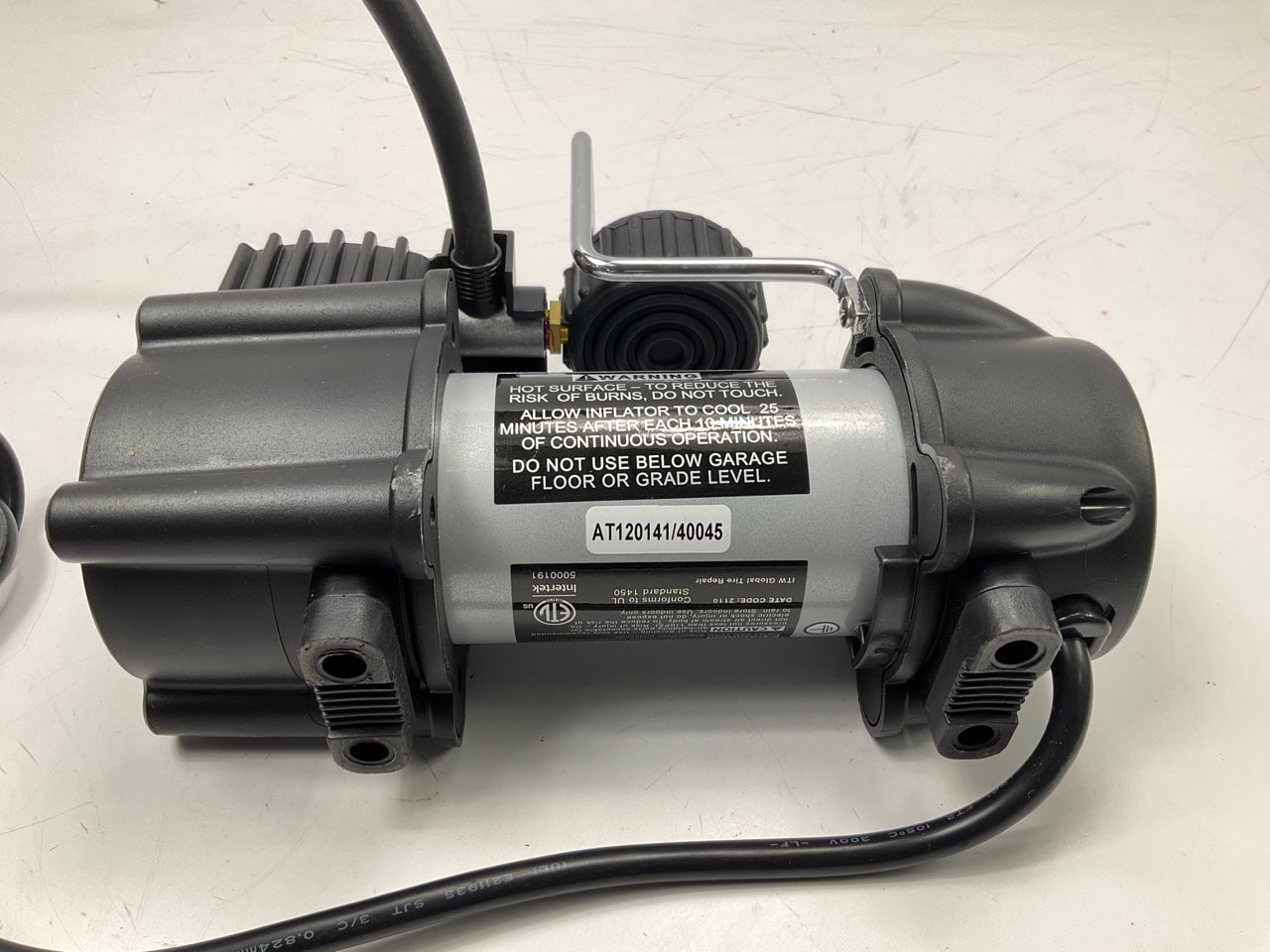 Slime 40045 110V Tire Air Inflator Pump With Accessories Kit 0-150 PSI For Home