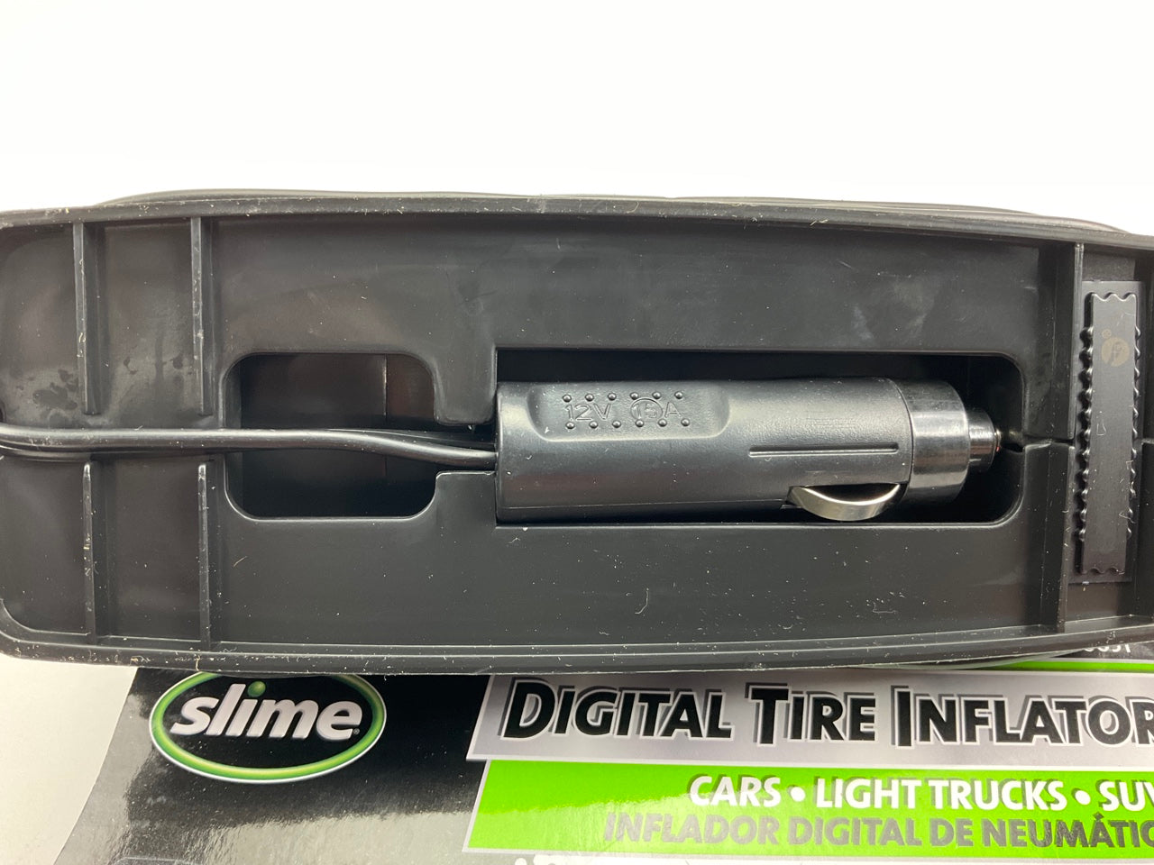 Slime 40051 12V Digital Tire Inflator Air Compressor Pump / Gauge With LED Light