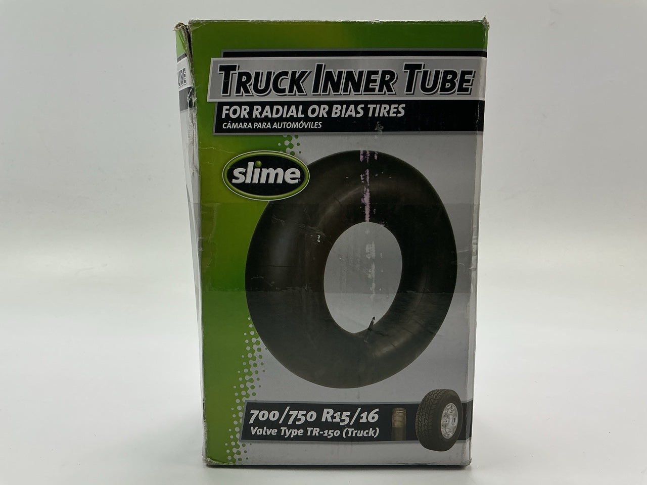 (2) Slime 5001A Raw Auto Inner Tube Truck 700/750 R15/16 - Radial Or Bias Tires