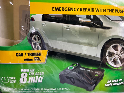 Slime 50123 Flat Tire Puncture Emergency Kit: Sealant & 12V Tire Inflator Pump