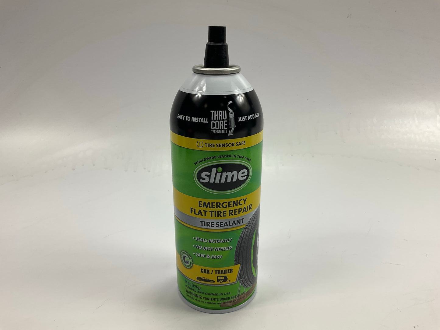 Slime 60186 Flat Tire Puncture Repair Sealant Emergency Repair 14 OZ Sealer