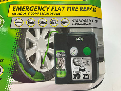 Slime 70005 Safety Spair 7-Minute 12V Flat Tire Repair Air Pump W/ Sealer System