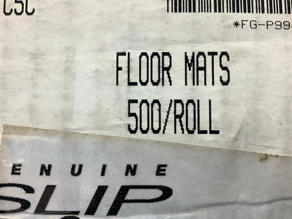 Slip N Grip FG-P9943-02 Plastic Disposable Floor Mats 21''x16.5'',  500 Count Roll