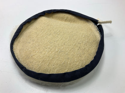 SM Arnold 39-280 8'' Polishing Buffing Pad Bonnet, 100% WOOL, Knit Back
