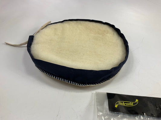 SM Arnold 39-290 9'' Polishing Buffing Pad Bonnet, 4-Ply Wool