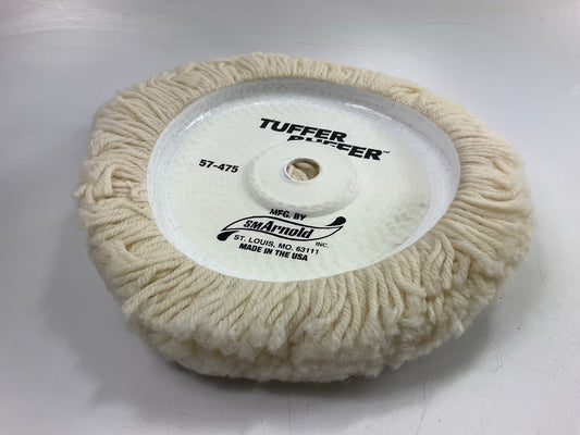 Sm Arnold 57-475 7.5'' Polishing Buffing Pad Bonnet, 100% Wool