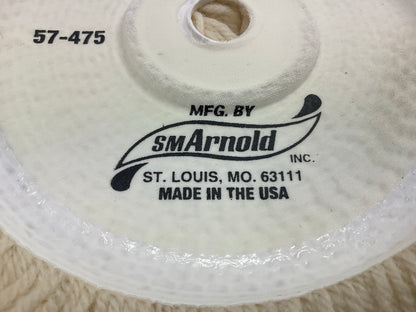 Sm Arnold 57-475 7.5'' Polishing Buffing Pad Bonnet, 100% Wool