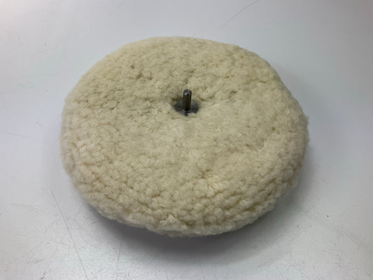 SM Arnold 58-462 6'' Polishing Buffing Pad Bonnet, Double-sided, 100% Wool