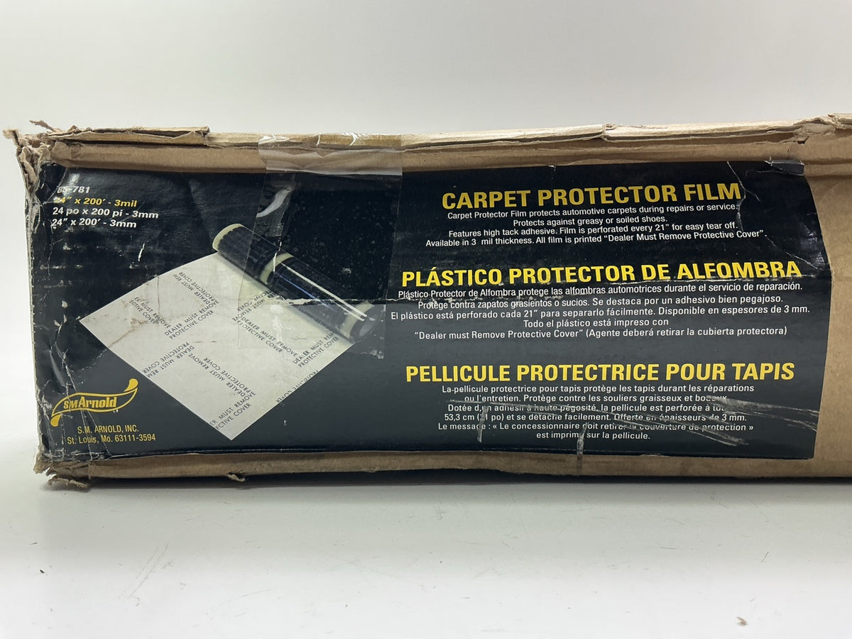 SM Arnold 85-781 Carpet Protector Film, 24 X 200, 3 Mil, Protective Film