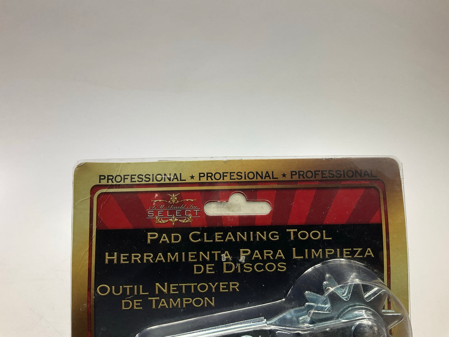 Sm Arnold V1 Pistol-grip Tool, With Rotating Spurs, Easy Cleaning Buffing Pads