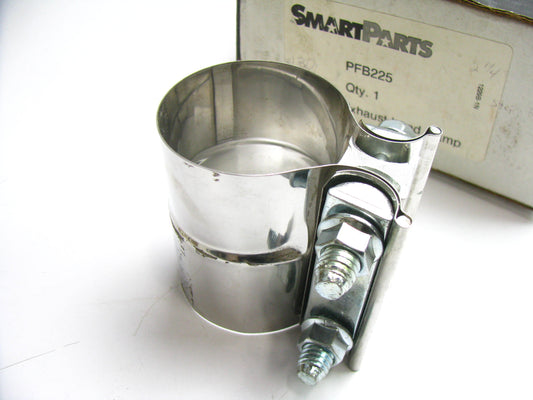 Smartparts PFB225 2.25'' 2-1/4'' Stainless Steel Lap Joint Exhaust Band Clamp