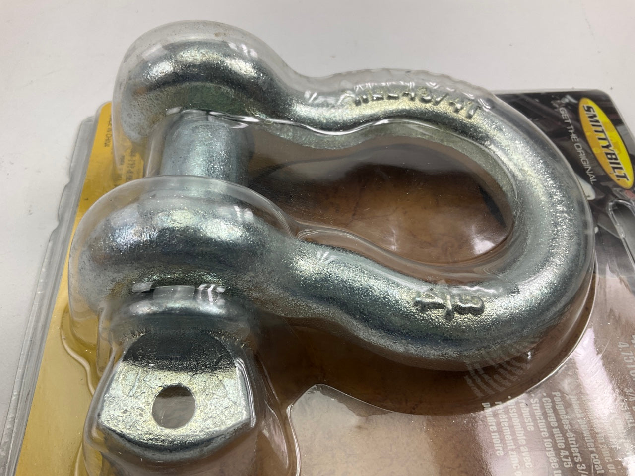 Smittybilt 13047 3/4'' D-Ring Shackle, Silver Finish, 4.75 Ton Rating, Heavy Duty