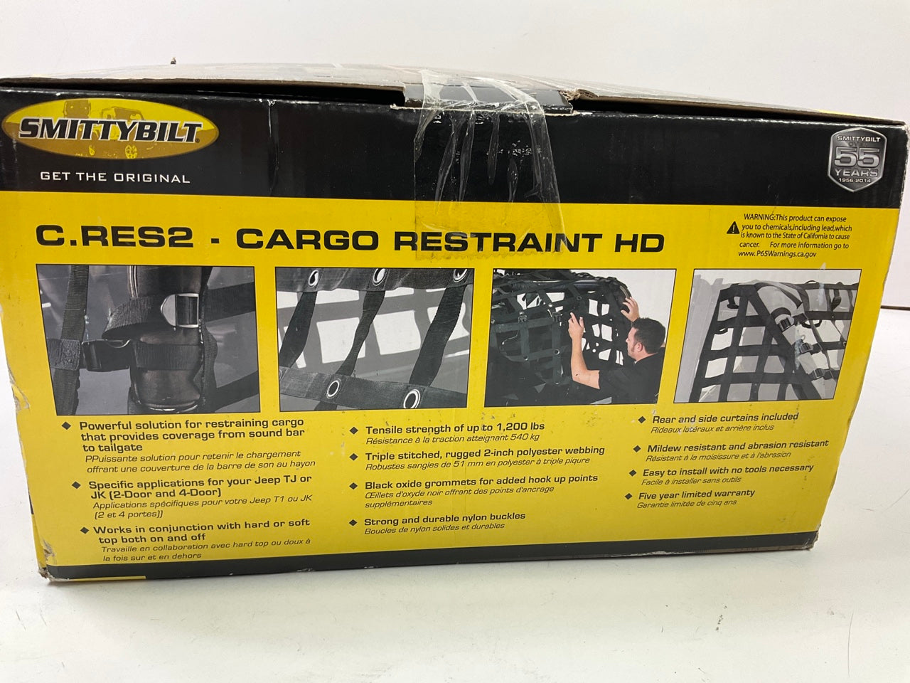 Smittybilt 581135 Cargo Restraint Net System For 2007-2018 Wrangler JK 4-DOOR