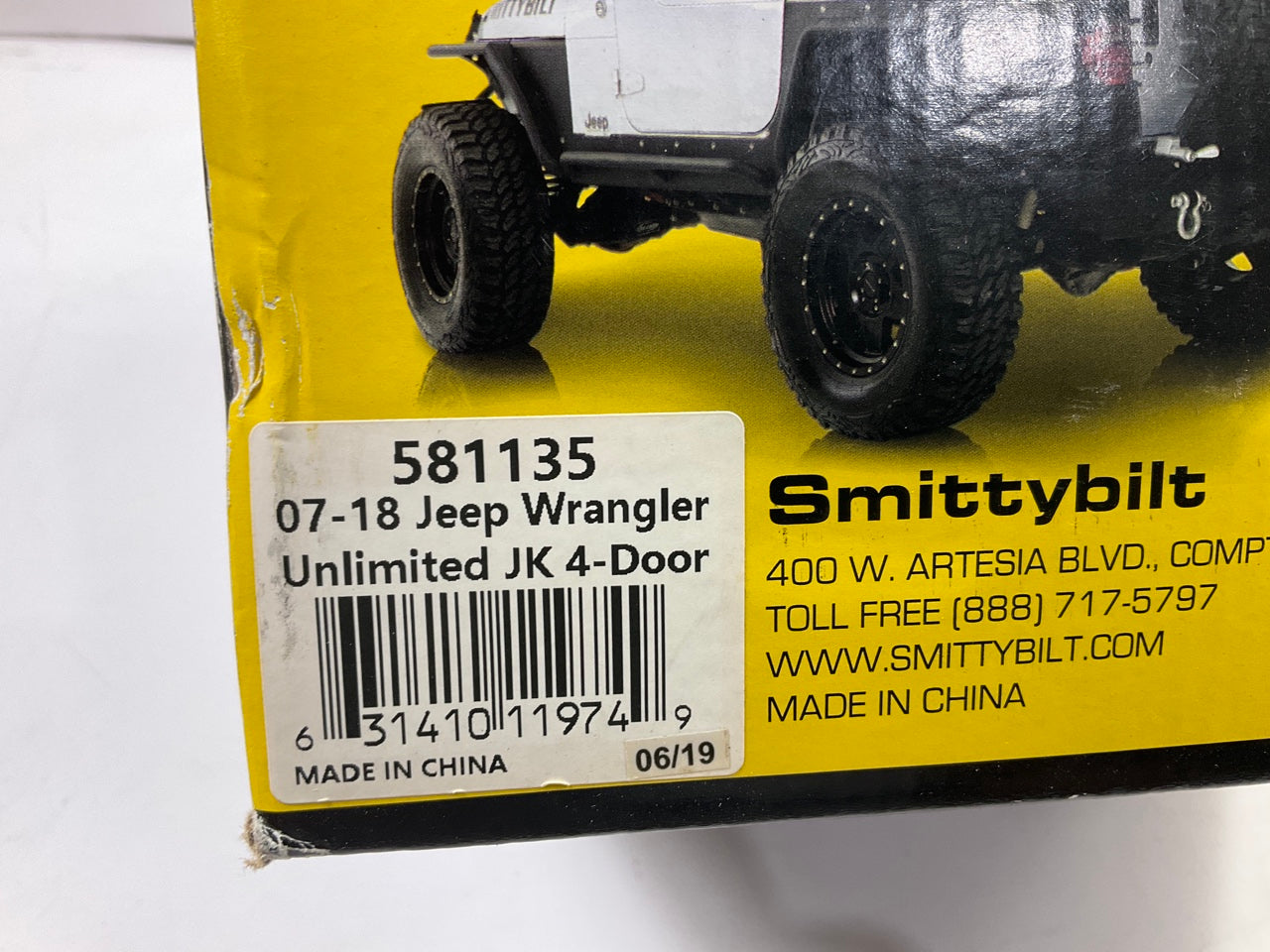 Smittybilt 581135 Cargo Restraint Net System For 2007-2018 Wrangler JK 4-DOOR