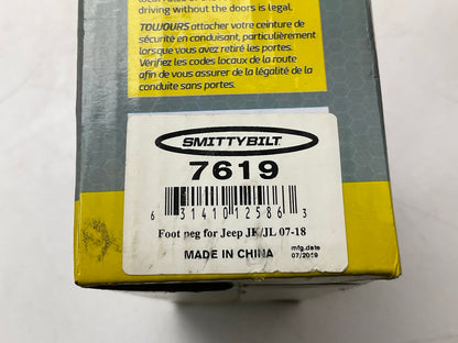 Smittybilt 7619 XRC Foot Pegs For 2007-2022 Jeep Wrangler, 2020-2022 Gladiator