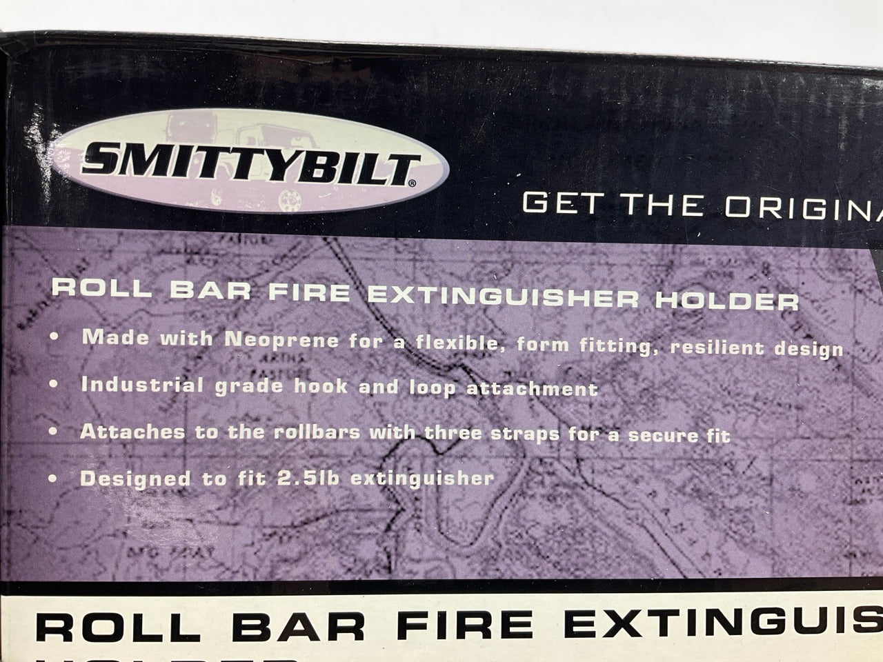 Smittybilt 769540 Roll Bar Mounted Fire Extinguisher Holder - 2.5lb