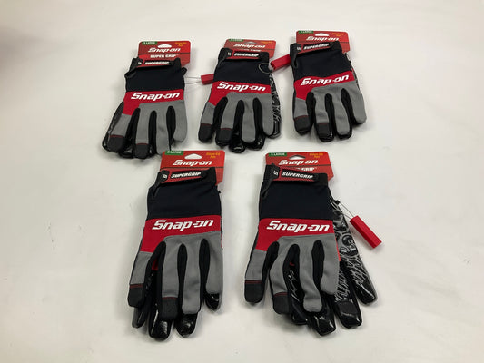 (5) PAIRS - Snap-on SOSR-05-XL Work Gloves - Size XL