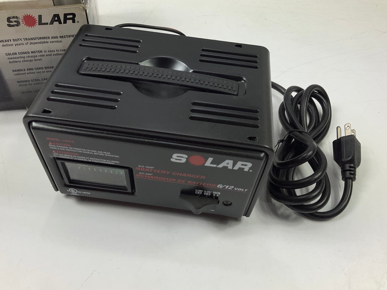 SOLAR 1007C 6/2 Amp 6/12V Battery Charger, Automotive