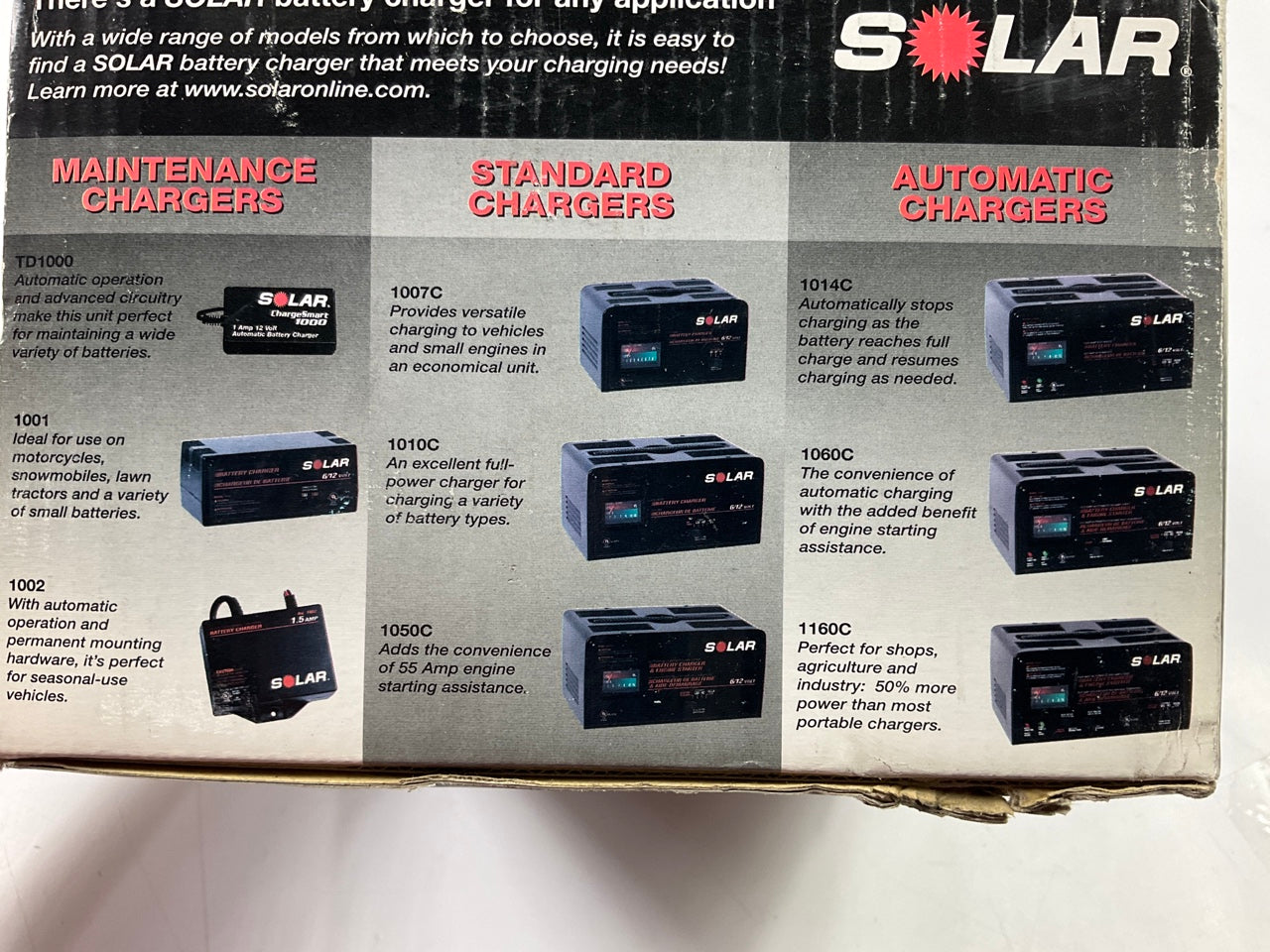 SOLAR 1007C 6/2 Amp 6/12V Battery Charger, Automotive