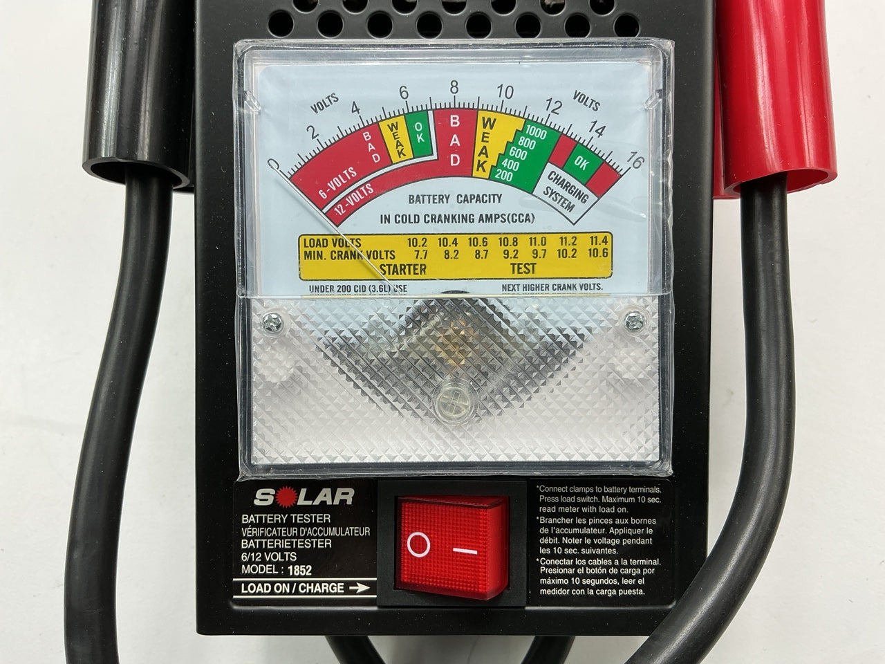 SOLAR 1852  100 Amp Analog Fixed Load Battery Tester