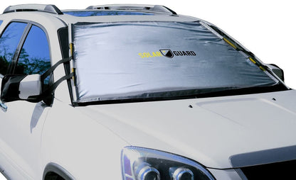 SolarGuard Silver Standard Cars 61x39'' Exterior Windshield Sunshade Cover Shield