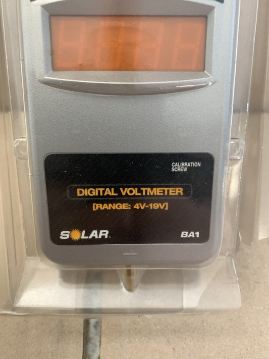 Solar BA1 Digital Voltmeter 6V-12V Volt Meter