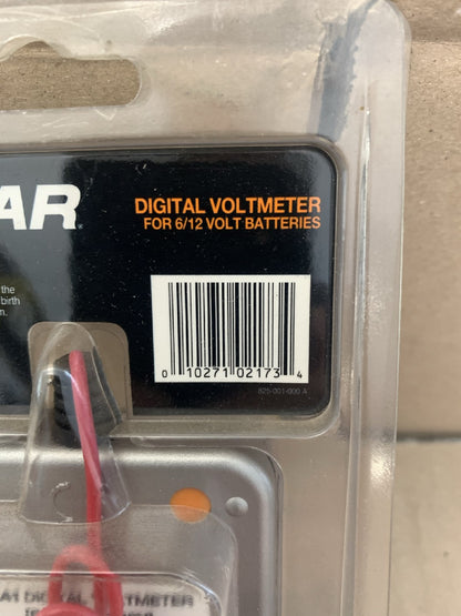 Solar BA1 Digital Voltmeter 6V-12V Volt Meter
